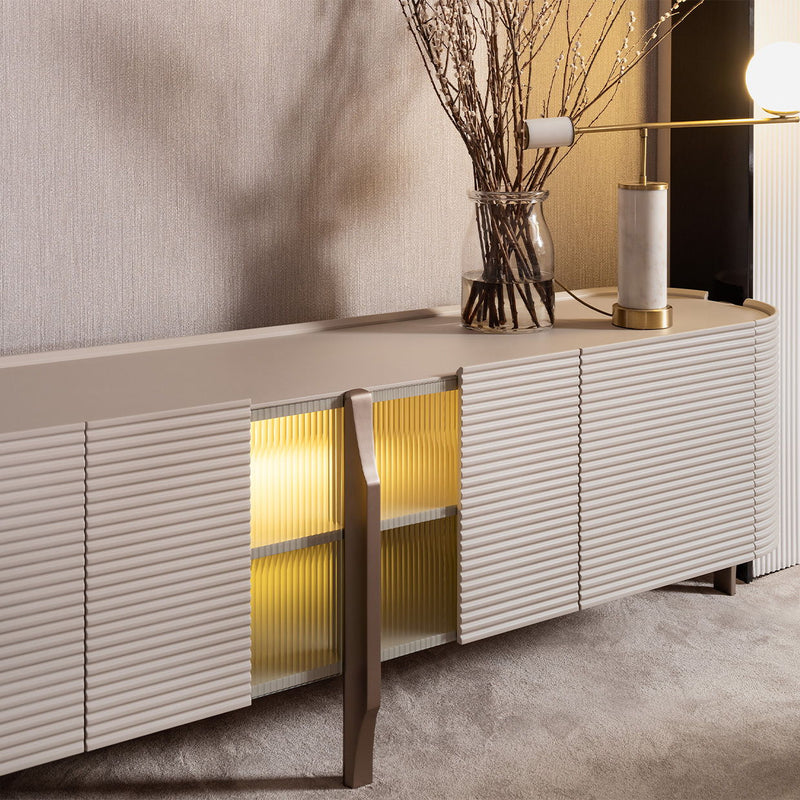 Mod Dream - Media Cabinet - Rich Champagne - R&R Furniture Gallery (Fountain Valley, CA)