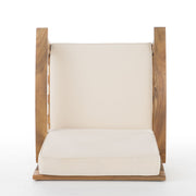 Outdoor Club Chair With Cushion And Acacia Wood Frame - Teak - R&R Furniture Gallery (Fountain Valley, CA)