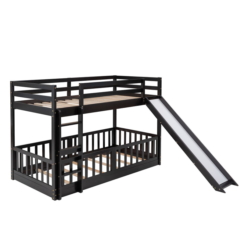 Bunk Bed With Convertible Ladder And Slide - R&R Furniture Gallery (Fountain Valley, CA)