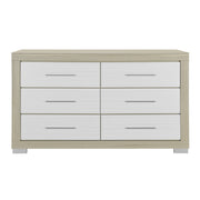 Elsa - 2 Toned And Dresser With Bar Handle And Construction - R&R Furniture Gallery (Fountain Valley, CA)