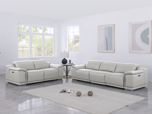 9762 - 5-Piece Modular Power Reclining Sofa And Loveseat Set With 5 Power Recliners In - R&R Furniture Gallery (Fountain Valley, CA)