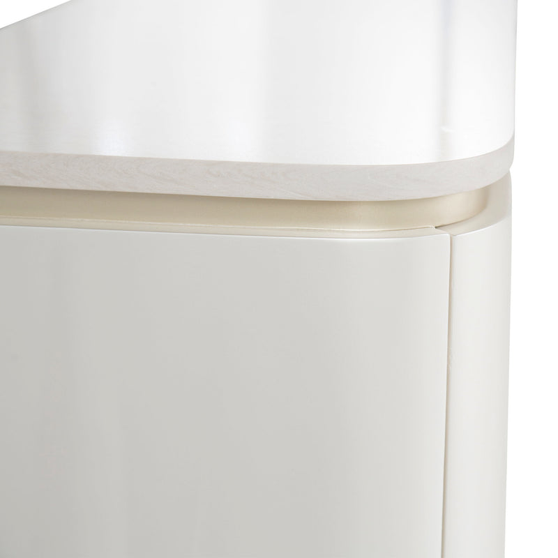 London Place - Media Cabinet - Creamy Pearl - R&R Furniture Gallery (Fountain Valley, CA)