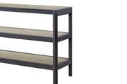 Console Table With Insets - Black - R&R Furniture Gallery (Fountain Valley, CA)