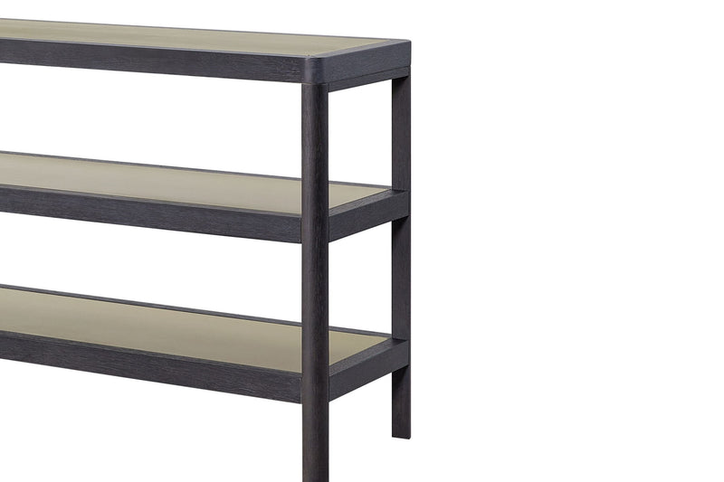 Console Table With Insets - Black - R&R Furniture Gallery (Fountain Valley, CA)