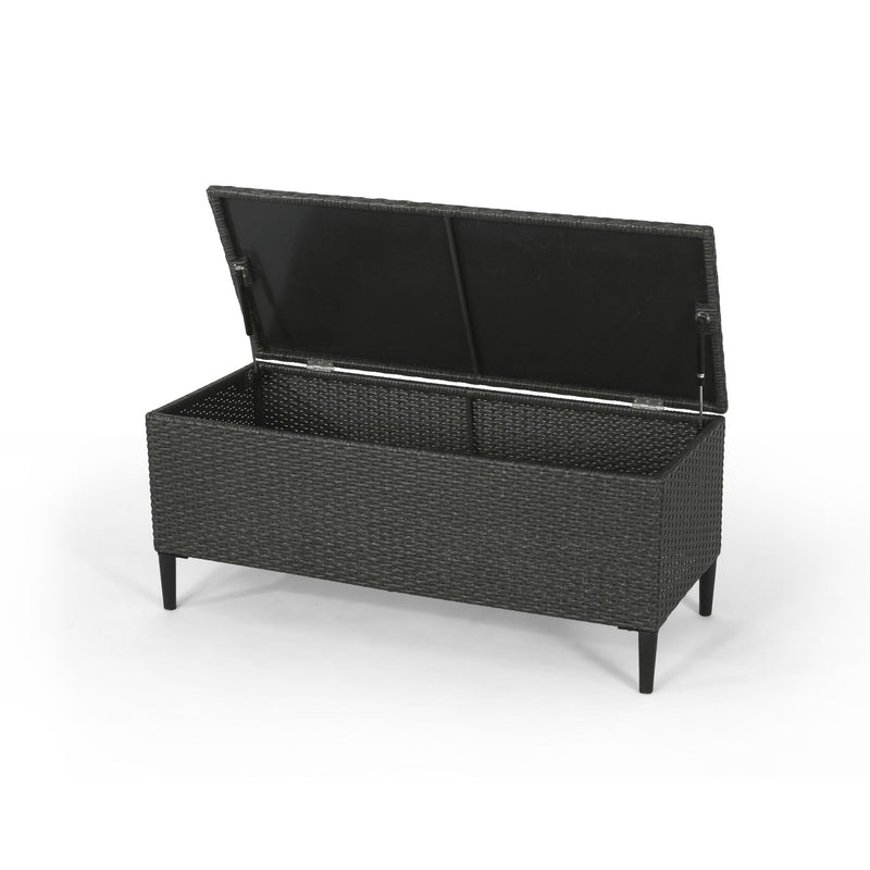 Rupert - Storage Unit Resin Wicker Outdoor - R&R Furniture Gallery (Fountain Valley, CA)