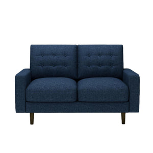 Loveseat Sofa, Tufted Back Upholstered 2 Seat Couch