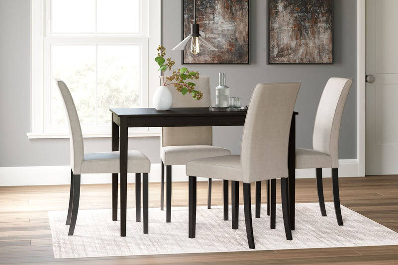Kimonte - Rectangular Dining Room Table - Dark Brown - R&R Furniture Gallery (Fountain Valley, CA)