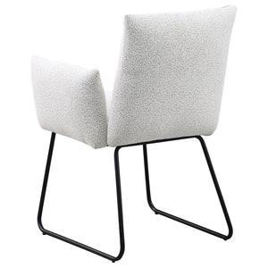 Donica - Upholstered Dining Arm Chair (Set of 2) - Light Gray
