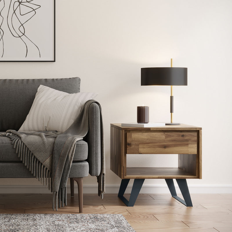 Lowry - Modern End Table - R&R Furniture Gallery (Fountain Valley, CA)