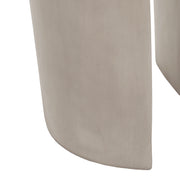 Outdoor Round With U Shape Side Table - Light Gray - R&R Furniture Gallery (Fountain Valley, CA)