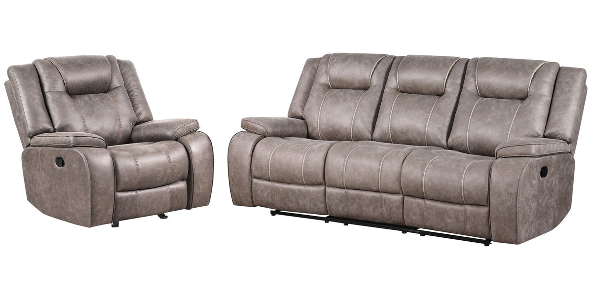 Blake - Manual Reclining Sofa Set - R&R Furniture Gallery (Fountain Valley, CA)