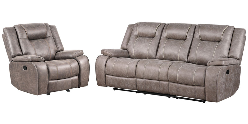 Blake - Manual Reclining Sofa Set - R&R Furniture Gallery (Fountain Valley, CA)