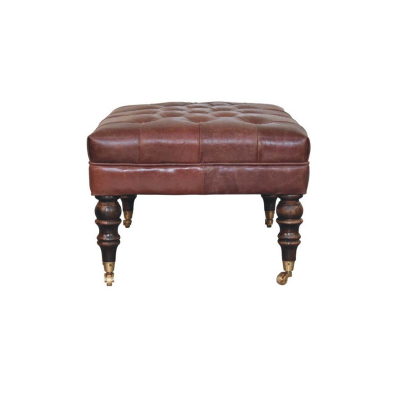 Buffalo - Ottoman With Castor Legs - R&R Furniture Gallery (Fountain Valley, CA)