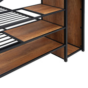 Bunk Bed With Lateral Storage Ladder And Wardrobe - R&R Furniture Gallery (Fountain Valley, CA)