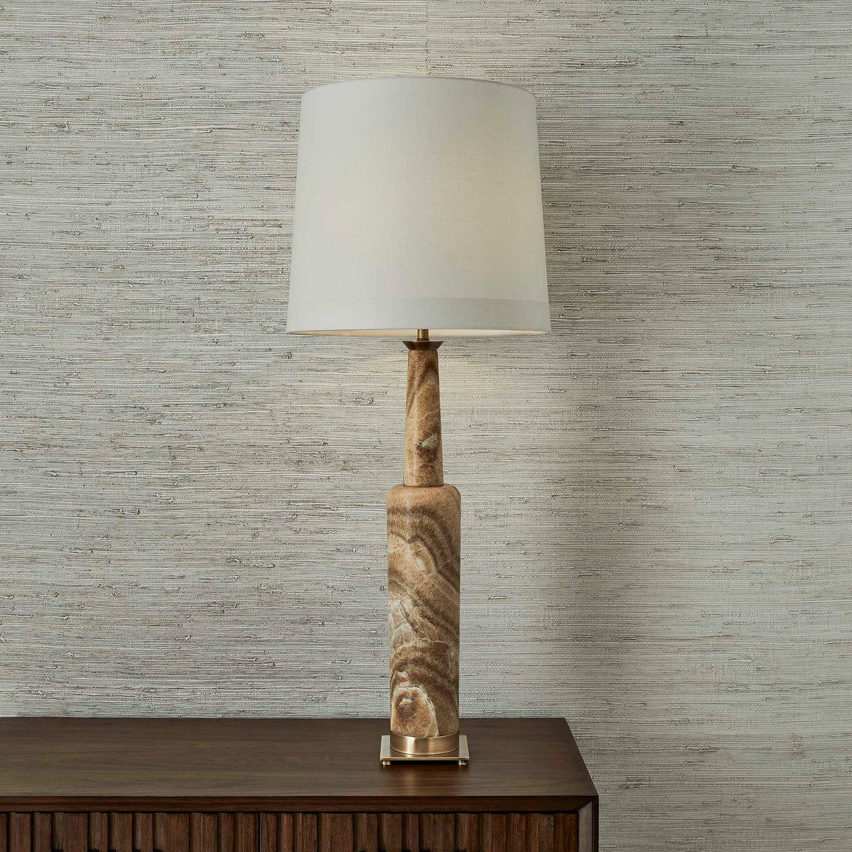 Statuesque - Table Lamp - Latte Onyx