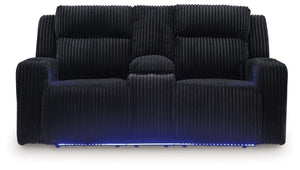 Forest Lake - Power Reclining Loveseat With Console / Adj Headrest - R&R Furniture Gallery (Fountain Valley, CA)