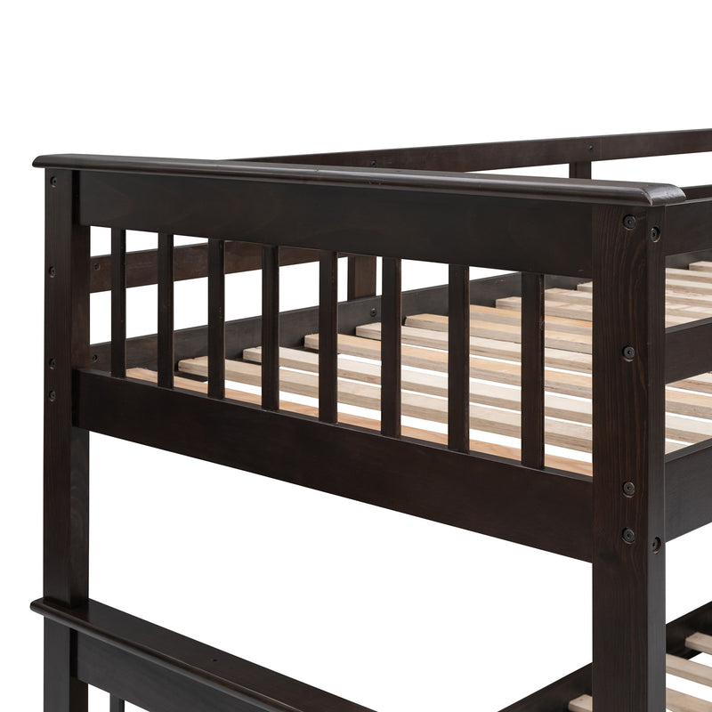 Stairway Bunk Bed With Storage And Guard Rail For Bedroom - R&R Furniture Gallery (Fountain Valley, CA)