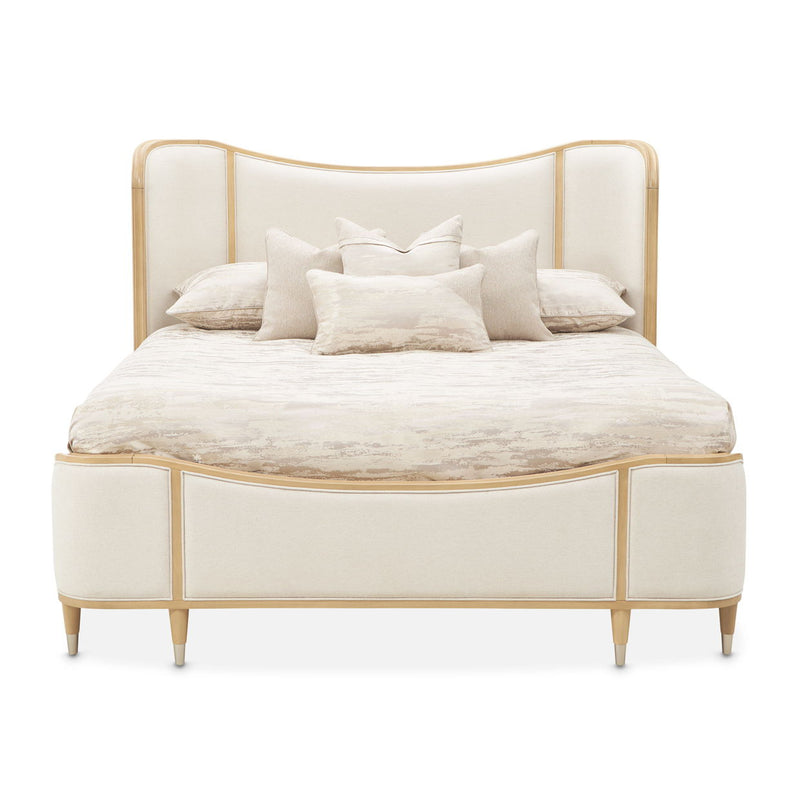 Camellia Field - Upholstered Panel Bed - R&R Furniture Gallery (Fountain Valley, CA)