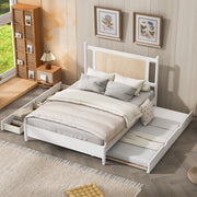 Platform Bed With 2 Big Drawers & Trundle - R&R Furniture Gallery (Fountain Valley, CA)