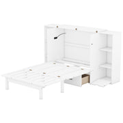 Murphy Bed With Shelves, Drawers And USB Ports - R&R Furniture Gallery (Fountain Valley, CA)