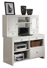 Boca - Credenza With Hutch - Cottage White - R&R Furniture Gallery (Fountain Valley, CA)
