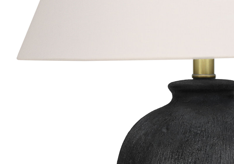 Lighting, Table Lamp, Ceramic, Modern - Black - R&R Furniture Gallery (Fountain Valley, CA)