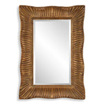 Emerson - Scalloped Antique Gold Mirror