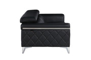 1140 - Top Grain Italian Leather Loveseat - R&R Furniture Gallery (Fountain Valley, CA)