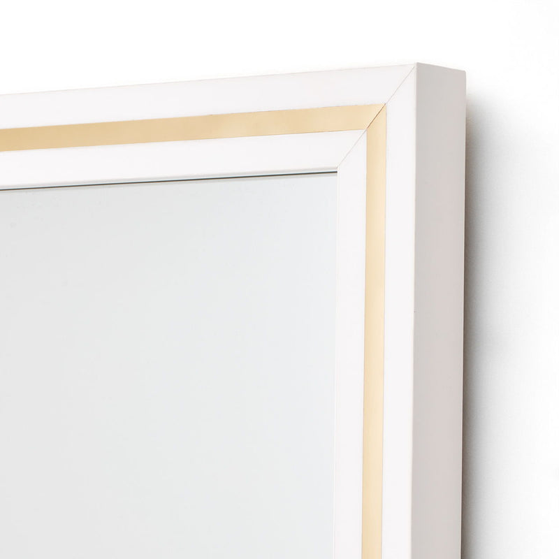 Palm Gate - Wall Mirror - Cloud White - R&R Furniture Gallery (Fountain Valley, CA)
