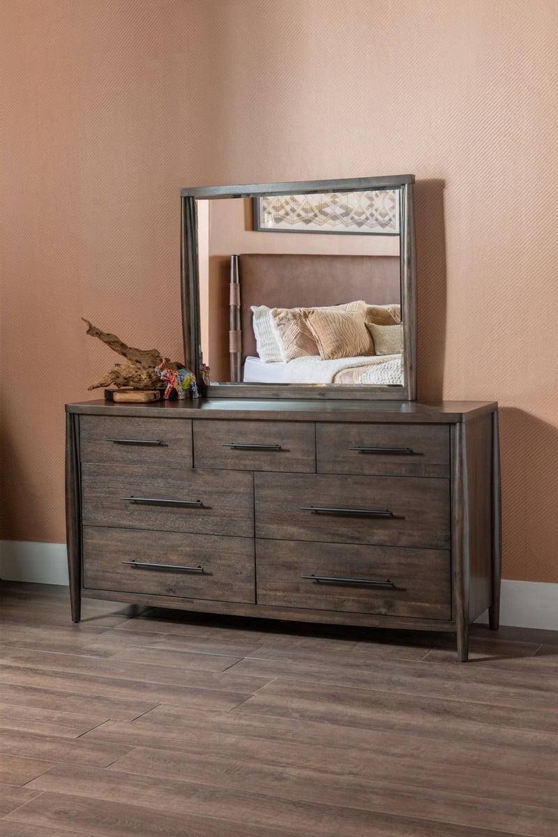 Koko Beveled Glass Wall or Dresser Mirror in Minx