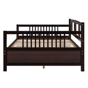 Modern DreamHaus multifunctional daybed with built-in storage drawers and sleek design, ideal for contemporary bedrooms.