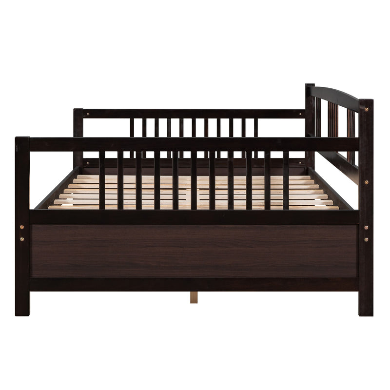 Modern DreamHaus multifunctional daybed with built-in storage drawers and sleek design, ideal for contemporary bedrooms.