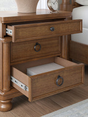 Rowlenstown - Three Drawer Night Stand - R&R Furniture Gallery (Fountain Valley, CA)