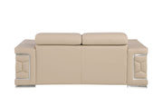 296 - Genuine Leather Loveseat - R&R Furniture Gallery (Fountain Valley, CA)