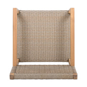 Outdoor Dining Chairs For Patios, Gardens (Set of 2) - Light Brown Multi / Light Teak - R&R Furniture Gallery (Fountain Valley, CA)