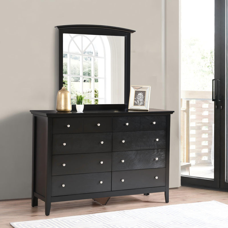 Modern Farmhouse Design Elegant Wall Mirror - R&R Furniture Gallery (Fountain Valley, CA)