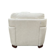 Edrice - Chair - Ivory Top Grain Leather - R&R Furniture Gallery (Fountain Valley, CA)