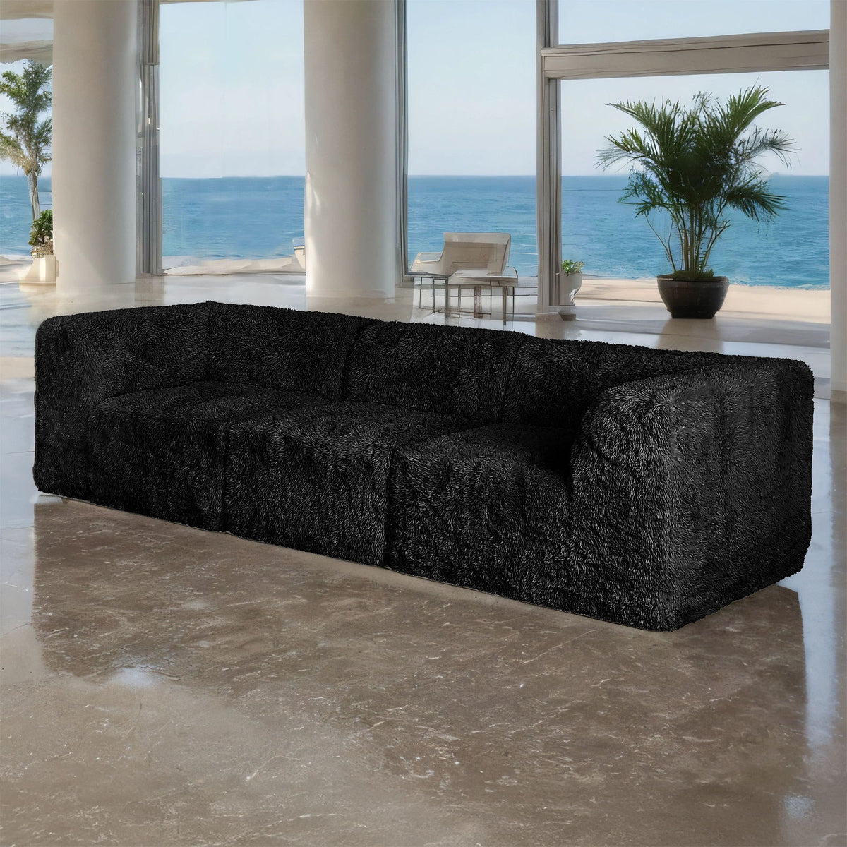 Nappi - Sofa, Black