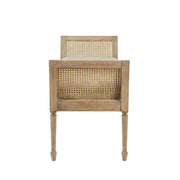 Accent Bench With Arm - Natural - R&R Furniture Gallery (Fountain Valley, CA)