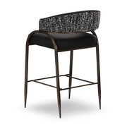 Tatum - Vegan Leather 2-Tone Counter Stool - R&R Furniture Gallery (Fountain Valley, CA)