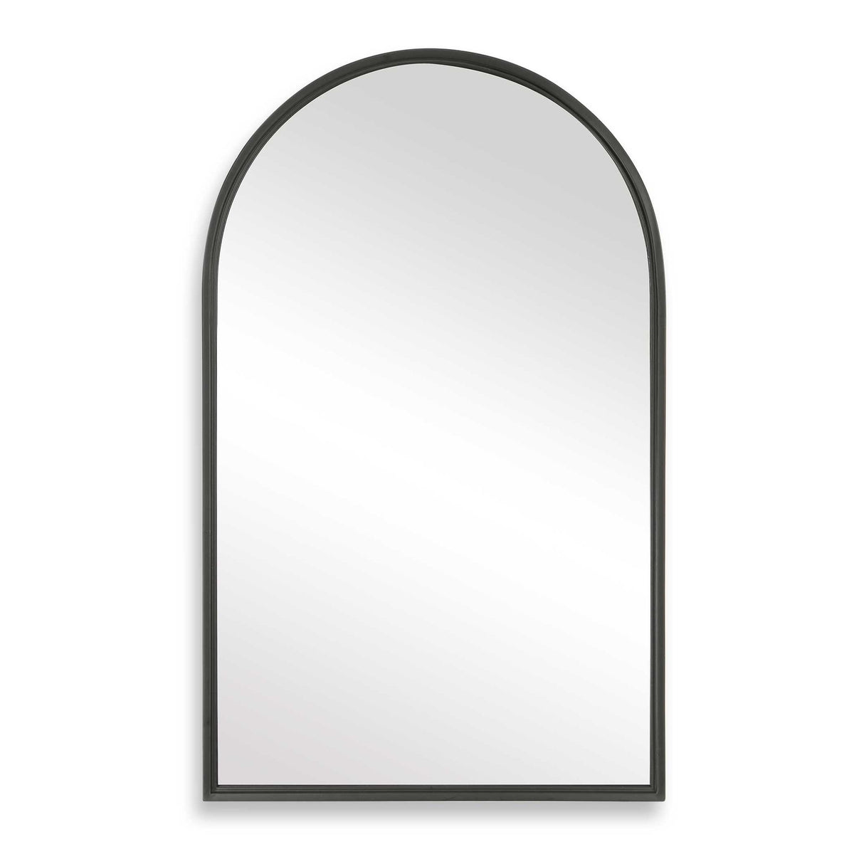 Metal Arch Mirror - Matte Black