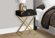 Accent Side Table, Storage Drawer, Stylish Design Contemporary & Modern - R&R Furniture Gallery (Fountain Valley, CA)