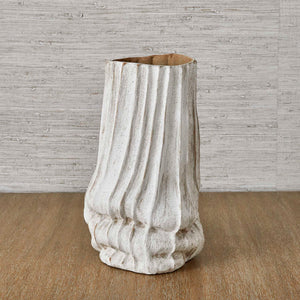 Puddle - Vase - Brown / White