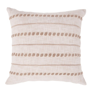 Melange - Lago Pillow - Ivory / Natural - R&R Furniture Gallery (Fountain Valley, CA)