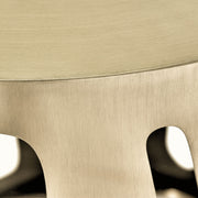 La Rachelle - Round Dining Table - Champagne - R&R Furniture Gallery (Fountain Valley, CA)