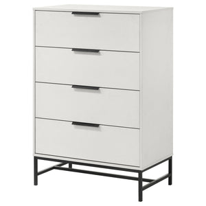 Taraval - 4 Drawer Chest - White