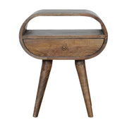 Circular Open Bedside Nightstand - R&R Furniture Gallery (Fountain Valley, CA)