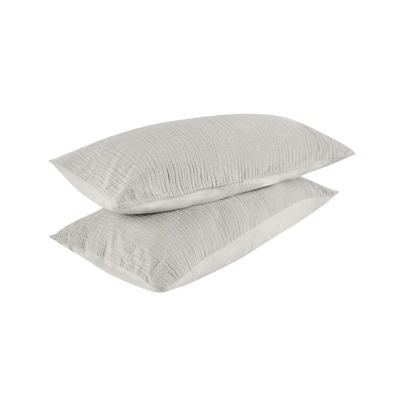 Classic Home Cardiff sham featuring a stylish, soft fabric with a subtle geometric pattern for a cozy bedroom accent.