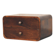 Curved Wall Mounted Bedside Nightstand - R&R Furniture Gallery (Fountain Valley, CA)