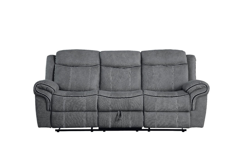 Zubaida - Sofa w/USB Dock & Console(Motion) - R&R Furniture Gallery (Fountain Valley, CA)